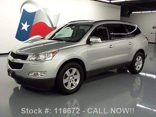 2012 chevy traverse lt awd 8pass heated leather 50k mi  texas direct auto