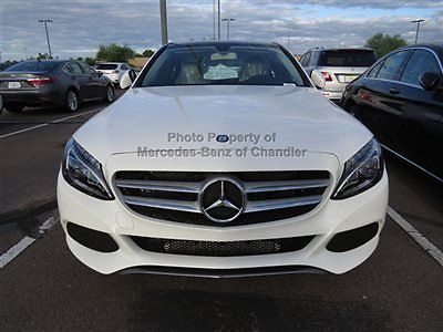 4dr sedan c300 4matic c-class new automatic gasoline 2.0l 4 cyl polar white