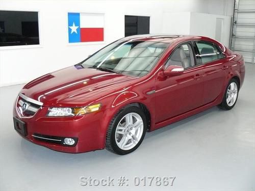 2008 acura tl heated leather sunroof nav rear cam 64k texas direct auto