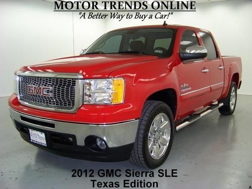 Texas edition crew cab 5.3 v8 chrome 20s boards tow pkg 2012 gmc sierra 1500 7k