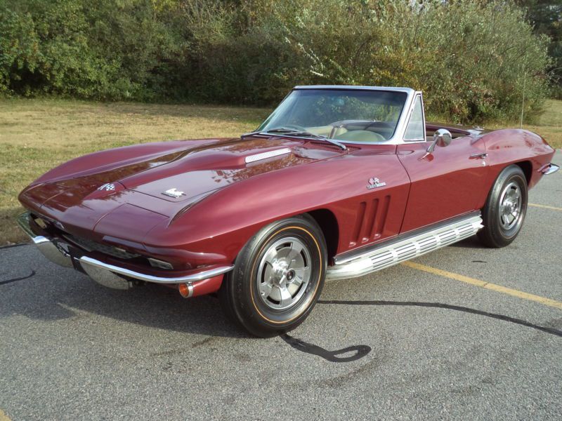 1966 chevrolet corvette 1966 matching numbers 427390 hp big block