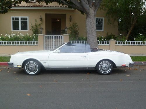 1985 buick riviera convertible, classic and beautiful