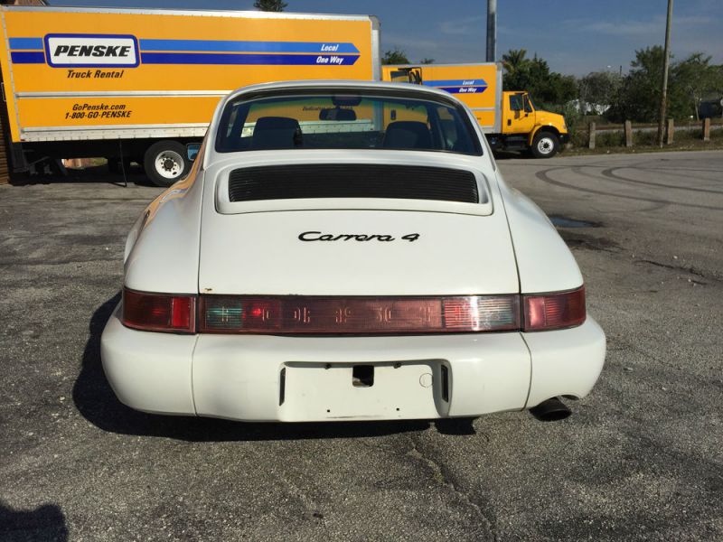 1990 Porsche 911 C4 Carrera 5 Spd Coupe, US $19,700.00, image 3