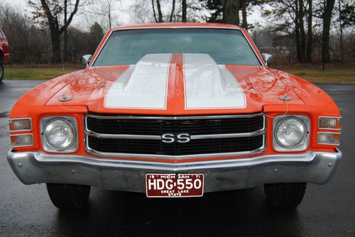 1971 chevelle ss hardtop 69 miles clone 350 514hp 70 72 restored 68 chevrolet