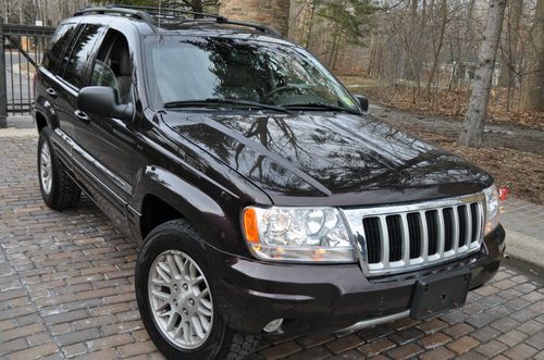 2004 cherookee limited.no reserve.4x4/leather/moonroof/tow/heated/fogs/sharp!