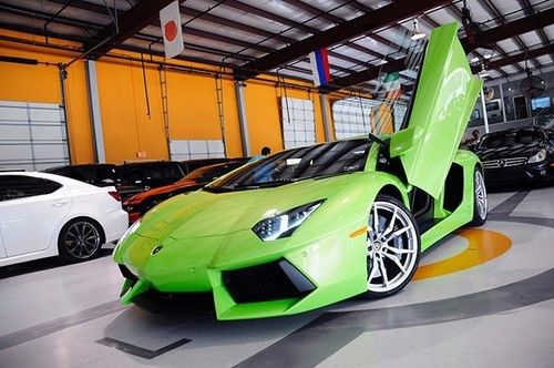 13 lamborghini aventador lp700-4 awd f1 verde ithaca nav pdc cam keyless 21s