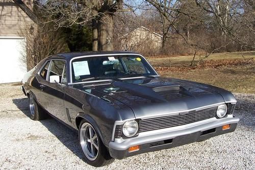 1969 2 door chevrolet nova hardtop  complete rebuild