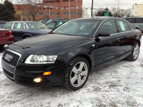 2008 audi a6 quattro 3.2l s-line, clean carfax, no accidents