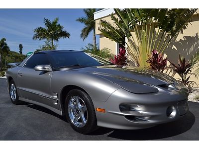 Florida trans am t-tops t tops leather 64k chrome wheels automatic low reserve