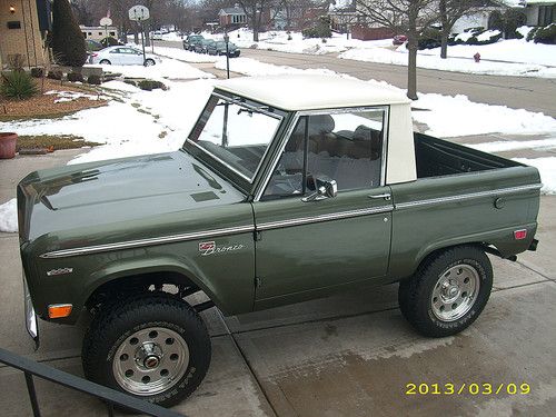 1969 ford bronco half cab