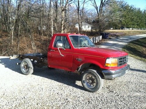 1996 ford f-250 xl standard cab pickup 2-door 7.3l turbo diesel