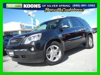 2008 gmc acadia slt third row..navigation! moonroof! roof rack! pod ready!