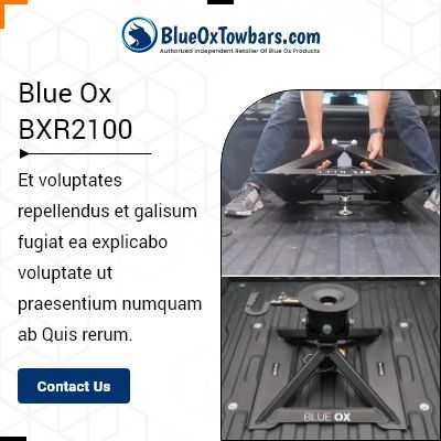 Blue ox tow bars