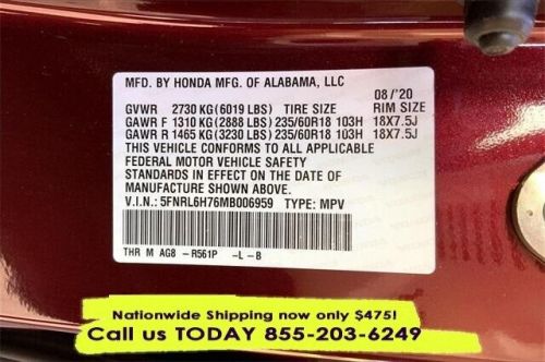 2021 Honda Odyssey EX-L, US $30,650.00, image 32