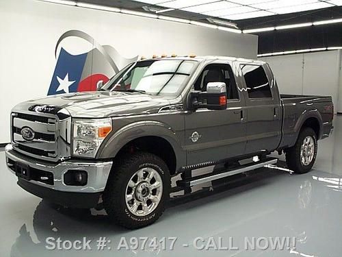 2011 ford f-250 lariat diesel fx4 4x4 sunroof nav 52k! texas direct auto