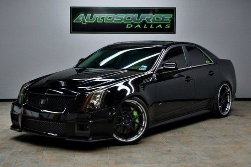 2009 cadillac cts-v, twinturbo &amp; supercharged, 850whp, adv.1 wheels! we finance!