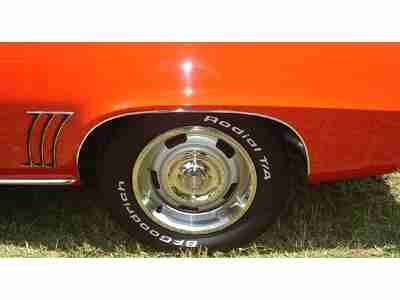 1969 69 Chevrolet Chevy Camaro RS Convertible NEW ZZ4 350 Automatic Orange A/C, image 6