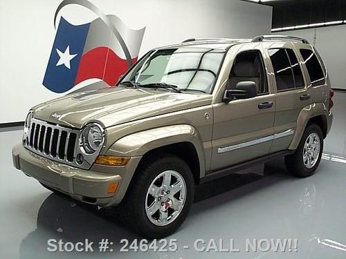 2006 jeep liberty limited 4x4 nav htd leather only 12k texas direct auto