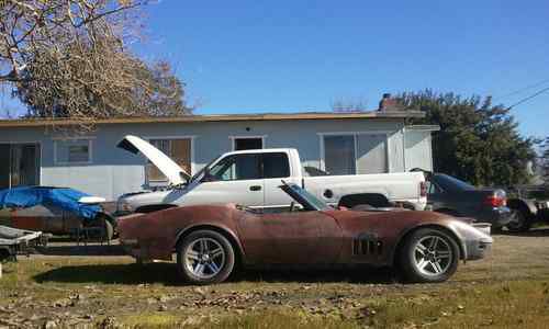 1968 corvette convertible 4spd project.  low reserve!!!