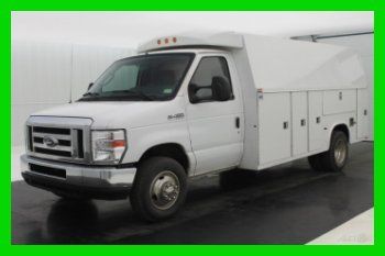 2009 6.0 diesel e-450 cutaway kuv utility van drw dually we finance