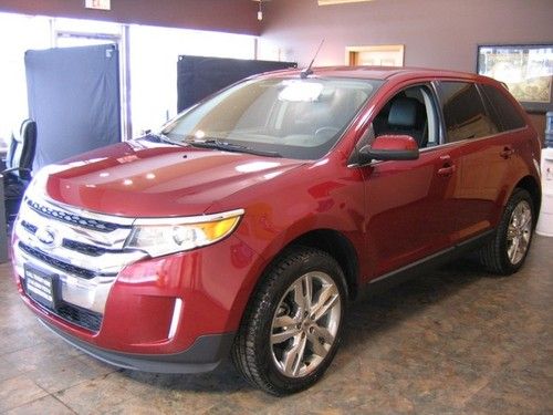 2013 ford edge voice navigation back up camera sony mp3 leather chrome 1 owner