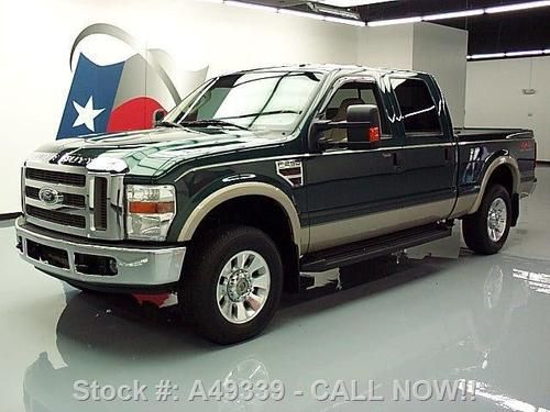 2008 ford f250 lariat crew 4x4 6.4 diesel htd seats 64k texas direct auto