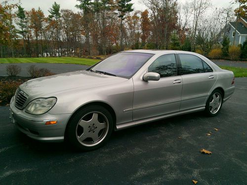 2001 silver mercedes pristine condition s-55 amg sedan