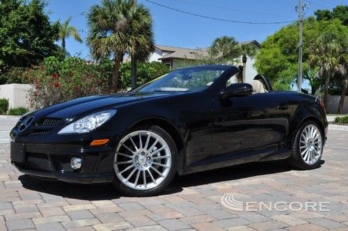 2009 mercedes benz slk300 roadster**prem pack**airscarf**sport pack**1 owner**