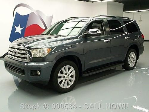 2008 toyota sequoia platinum 7 pass sunroof nav dvd 64k texas direct auto