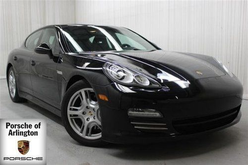 Panamera navigation bose surround sound system heated seats 18' gt3 wheels black