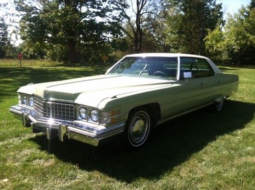 1974 cadillac sedan deville 4 dr - 472 v8 - loaded - 87k miles - 2nd owner car