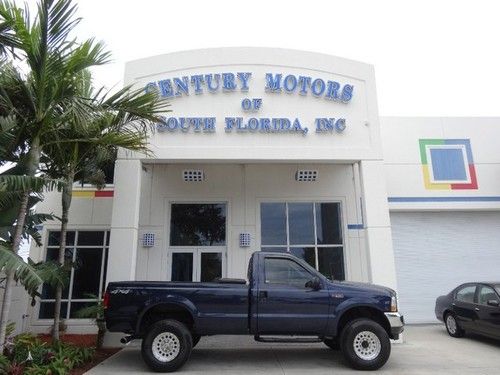 2002 ford super duty f-350 srw reg cab 137 xl 4wd low miles