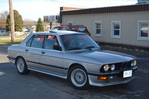 1986 e28 528e 5 series with euro conversion