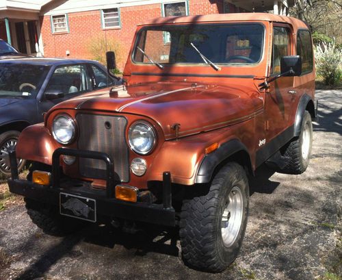 1981 jeep (amc) cj7 base sport
