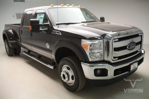 2013 drw lariat crew 4x4 fx4 navigation sunroof leather heated v8 diesel