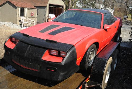 1988 chevrolet camaro iroc-z convertible 2-door 5.0l