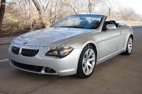 2005 bmw 645ci covertible navigation leather heated seats power top