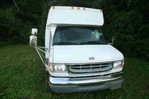 Ford E450 Turtle Top Limo Shuttle Party Limousine Coach Bus Great Mechanics Nice, image 4