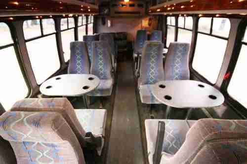 Ford E450 Turtle Top Limo Shuttle Party Limousine Coach Bus Great Mechanics Nice, image 9