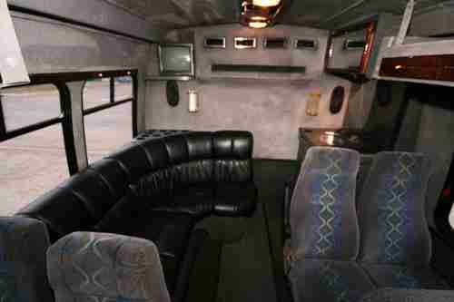 Ford E450 Turtle Top Limo Shuttle Party Limousine Coach Bus Great Mechanics Nice, image 12