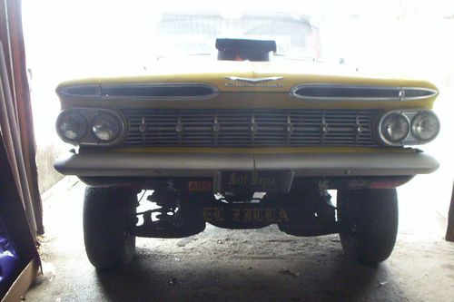 Final run 1959 chevy elcamino street rod streetrod heavily altered extra parts