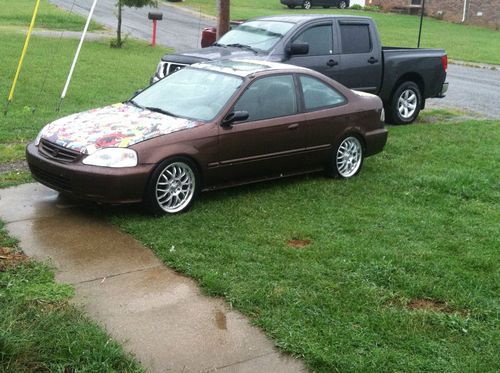 2000 honda civic ex, sticker bomb, one of a kind