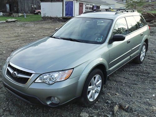 No reserve 2009 subaru outback 2.5i wagon 4-door 2.5l flood salvage rebuildable