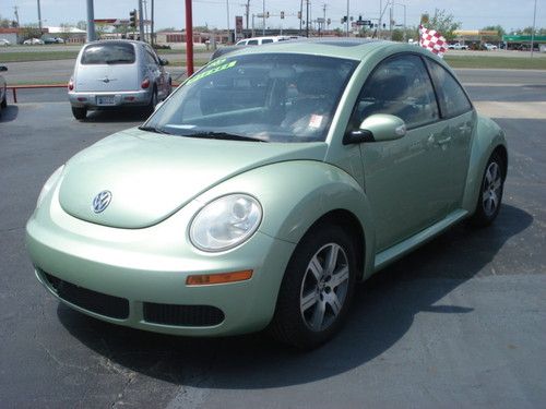 2006 vw beetle gls tdi diesel auto black leather 1 owner clean carfax non smoker