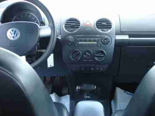 2006 VW Beetle GLS TDI diesel auto black leather 1 owner clean carfax non smoker, image 3