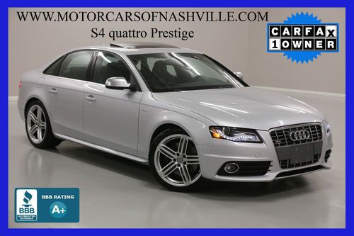 7-days *no reserve* '10 s4 v6 s/c prestige nav 6-speed 27mpg extra clean carfax