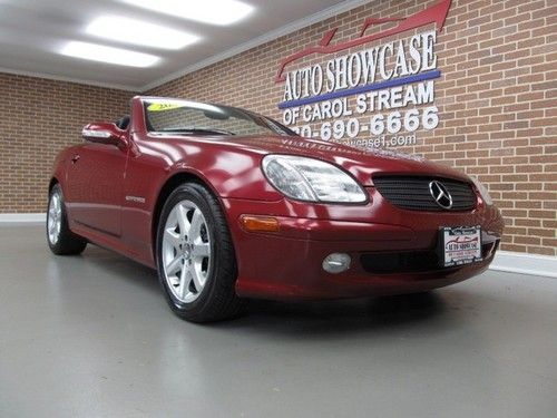 2001 mercedes benz slk230 kompressor convertible