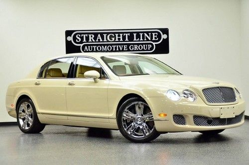 2009 bentley continental flying spur rear dvd laser cruise
