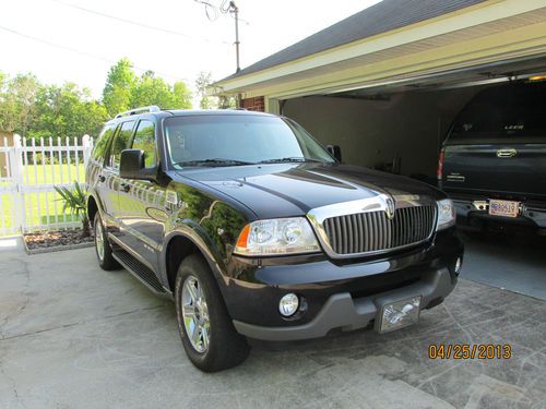 Lincoln aviator 2003  4wd black