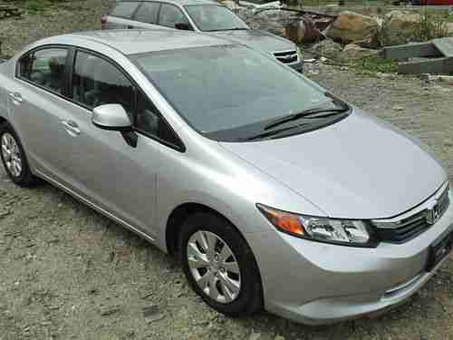 NO RESERVE 2012 HONDA CIVIC LX SEDAN 1.8L AUTO FLOOD SALVAGE REBUILDABLE NY907A, image 3
